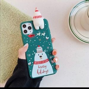 IPhone 12 Pro Cute Doll Cartoon Santa soft phone case for Iphone
